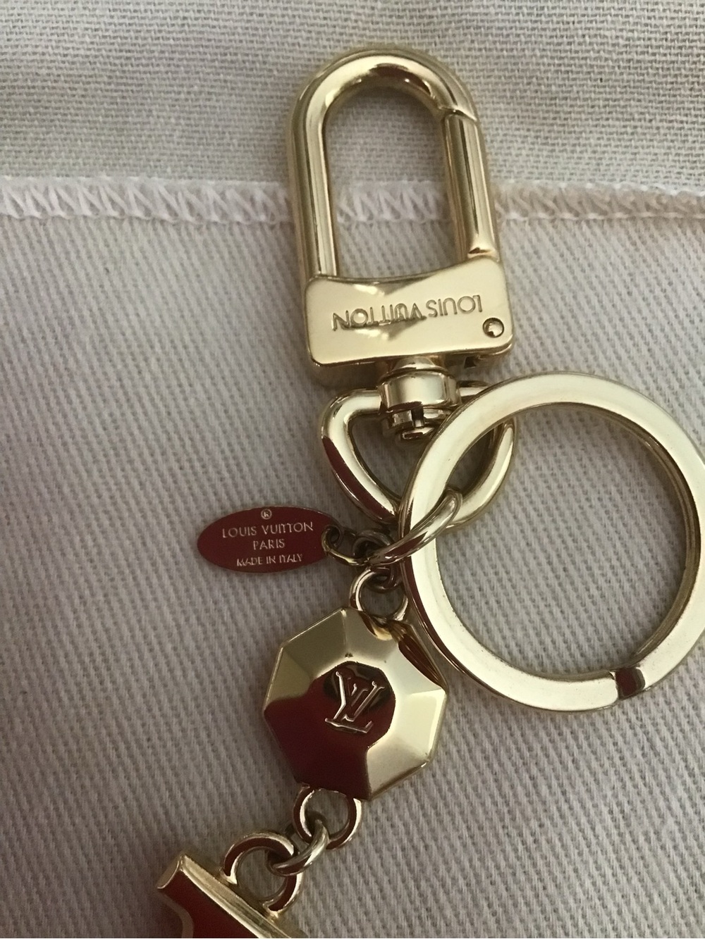Preloved Louis Vuitton Facettes Bag Charm/ Key Holder - Picture 6 of 11
